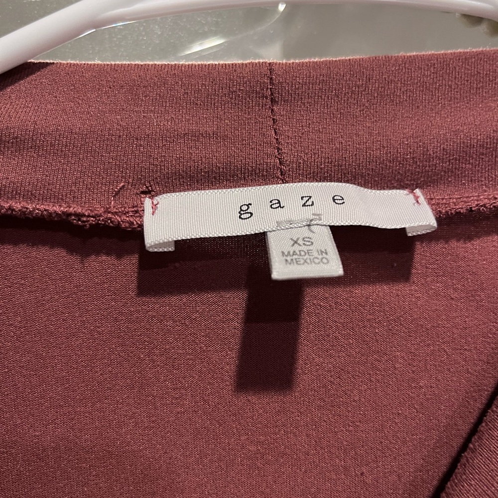 gaze, pink extra small bodysuit